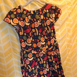 Lady Vintage Tuti Fruity Day Dress (UK size 14)